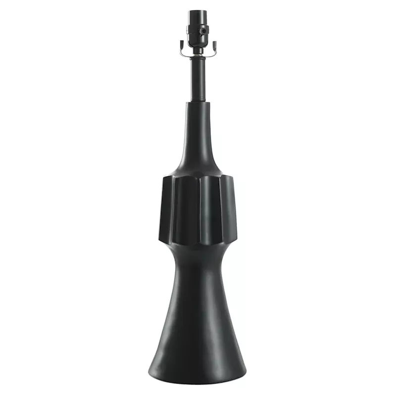 Black Table Lamp, 24.3"