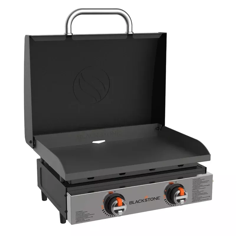 Blackstone 22 Original Stainless Front Panel Table Top Griddle W / Hood