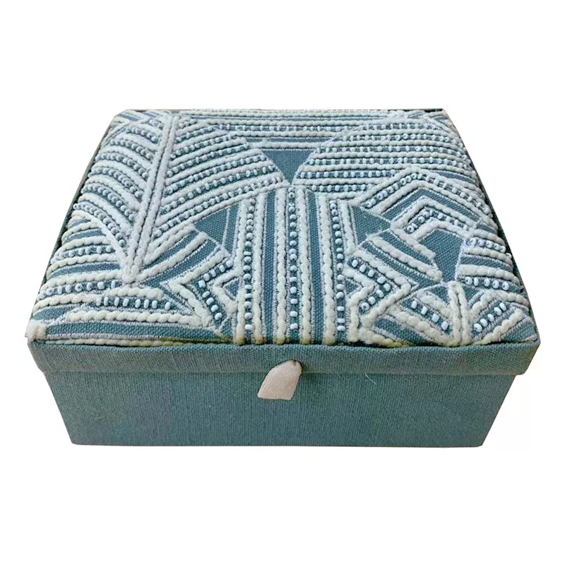 Blue Fabric Box, 4x7