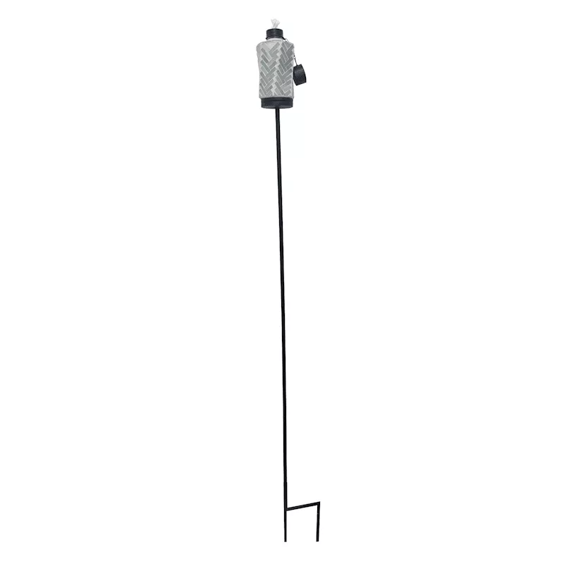 Blue Mosaic Ground Garden Torch, 61"