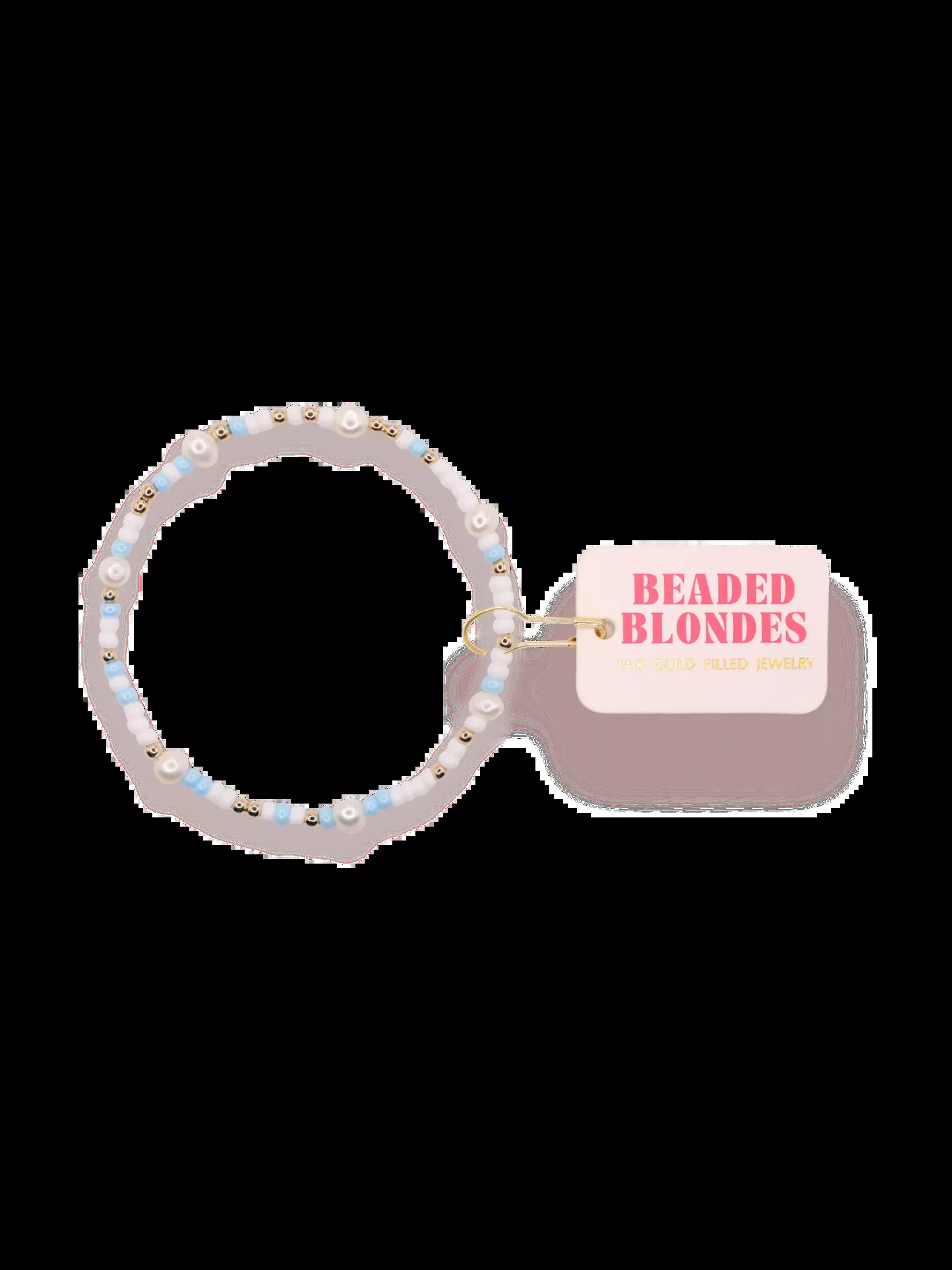 Blue Pearl Sprinkle Bracelet