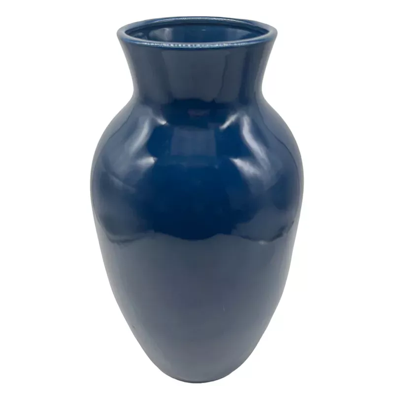Blue Porcelain Vase, 9"