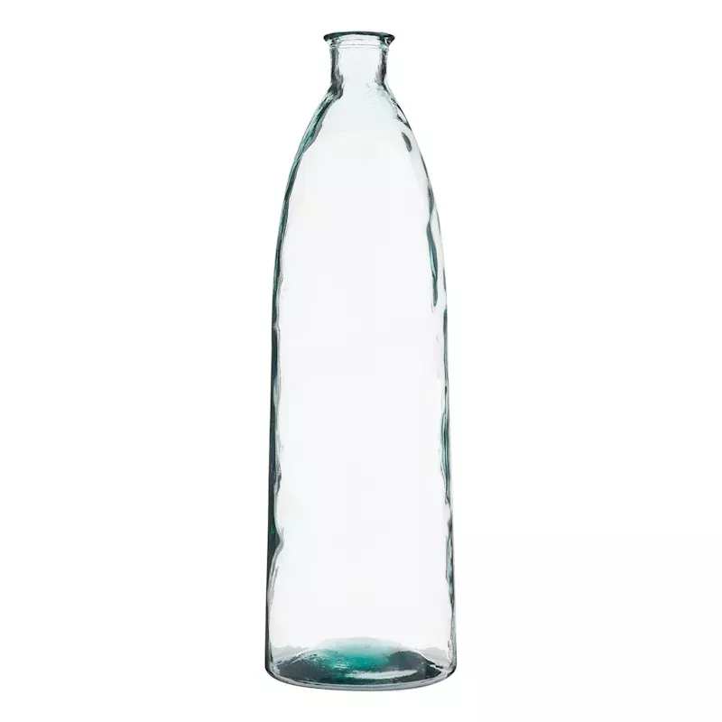 Blue Spanish Glass Vase, 32"