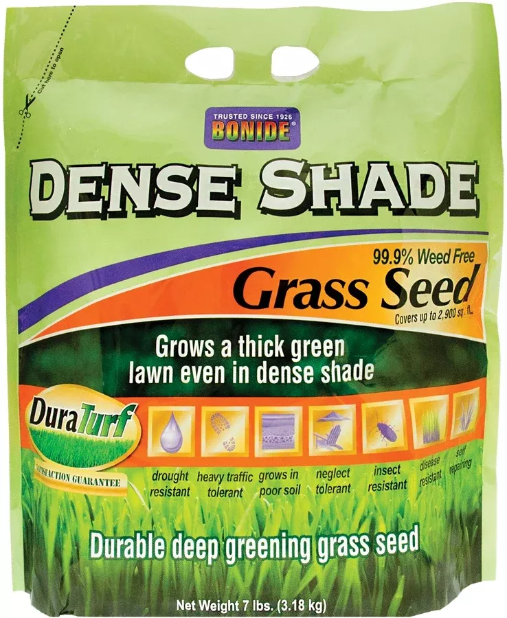 Bonide 60215 Dense Shade Grass Seed, 7 lbs