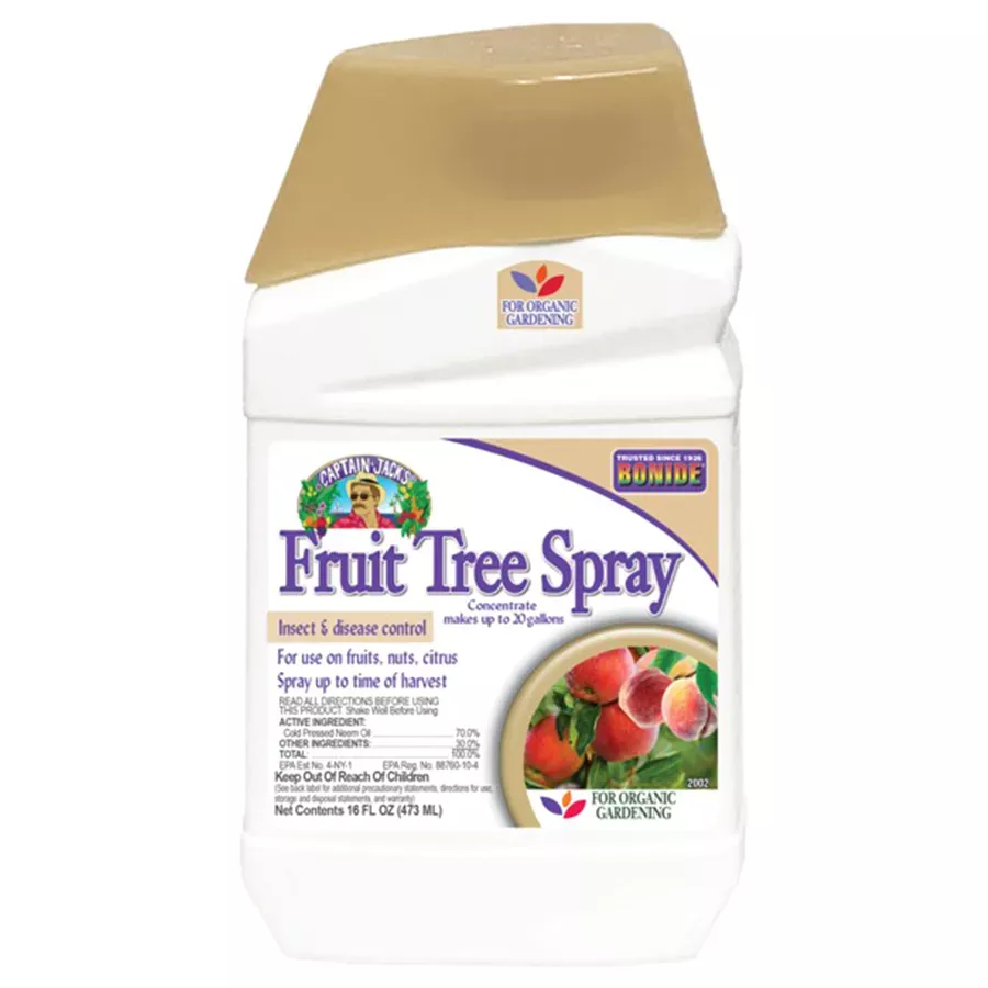Bonide Captain Jacks Fruit Tree Spray Concentrate - Neem Max - 1 pt