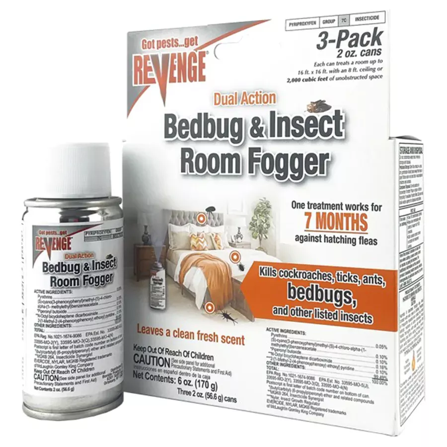 Bonide Revenge Bedbug Insect Fogger - 2 oz - 3 pk