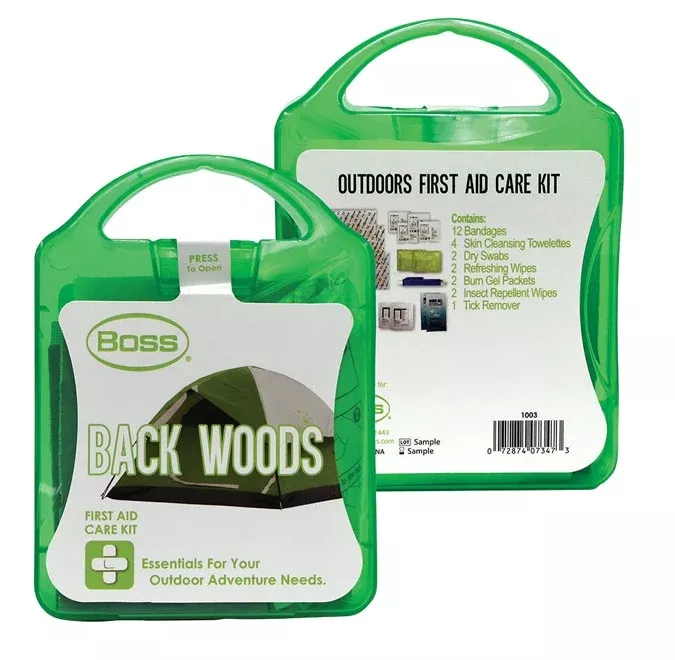Boss 1003 Back Woods First Aid Kit, 25 Piece