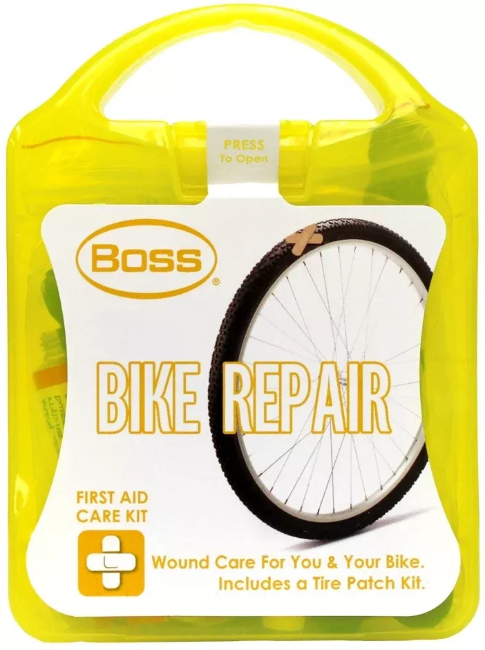 Boss 1019 Bike Repair First Aid Kit, 27 Piece/Box