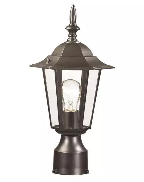 Boston Harbor AL8044-BK Light Post Lantern Med, Black