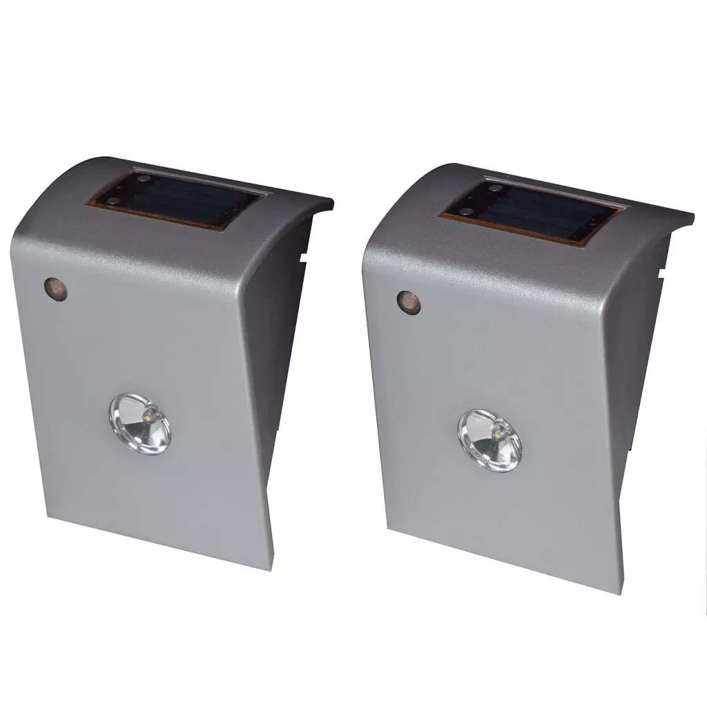 Boston Harbor SL2P-R2-SV-D2 Solar Utility Light, Silver
