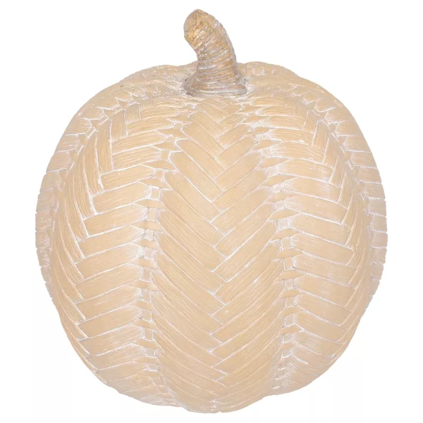 Boston International - Cream Large Chevron Pumpkin