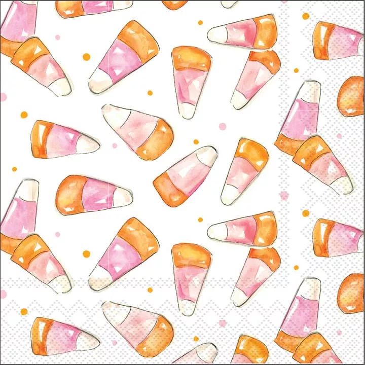 Boston International - Pink Candy Corn Cocktail Napkins