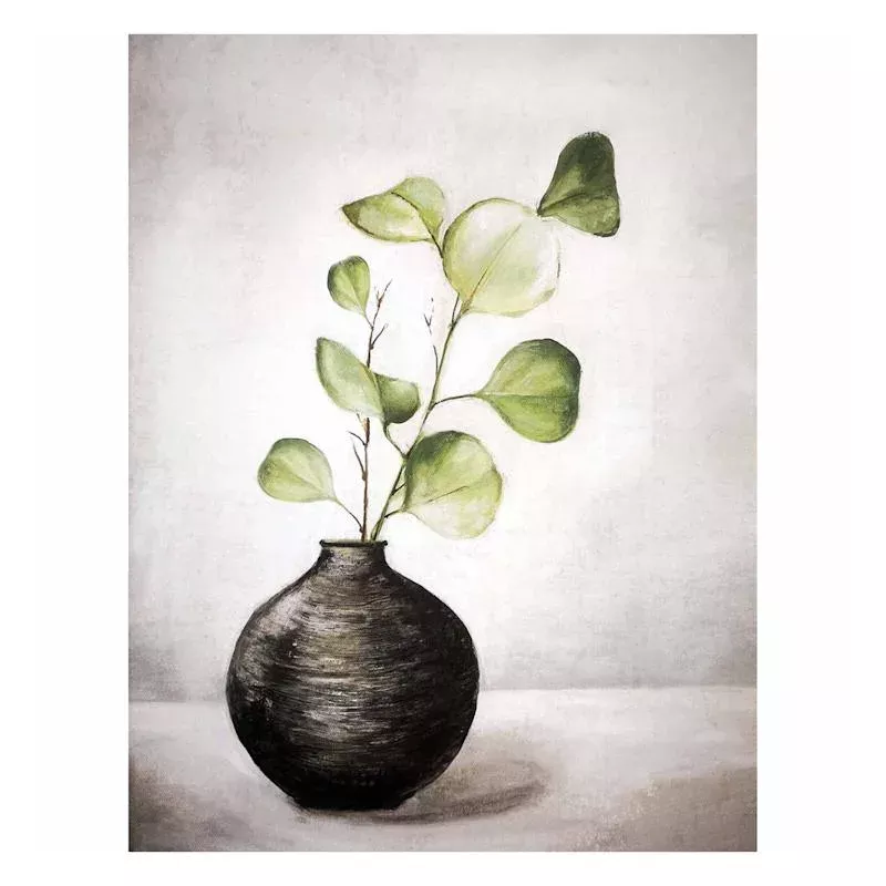 Botanical Eucalyptus Canvas Wall Art, 12x16