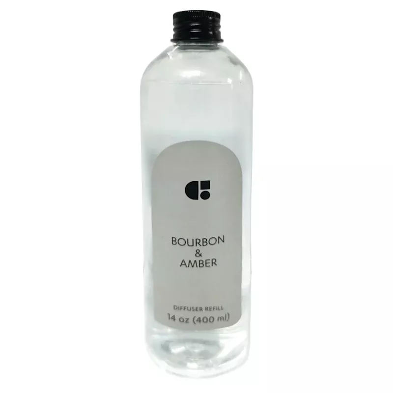 Bourbon & Amber Scented Diffuser Refill, 400ml