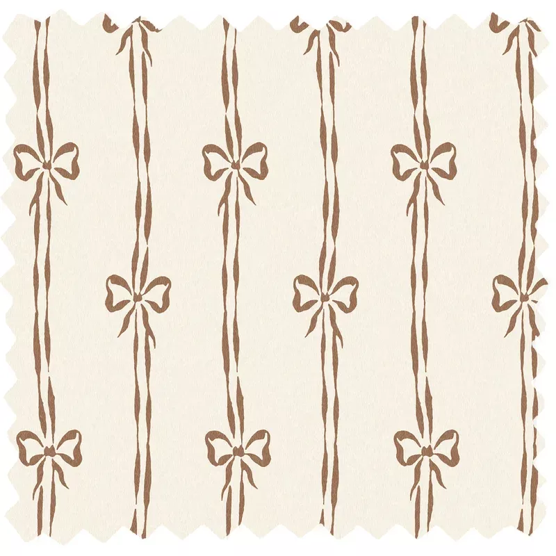 Bow Peep Cedar Linen Fabric