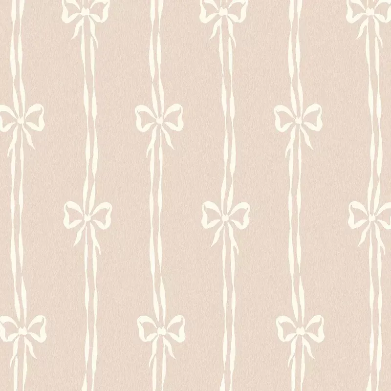 Bow Peep Plaster Pink Wallpaper