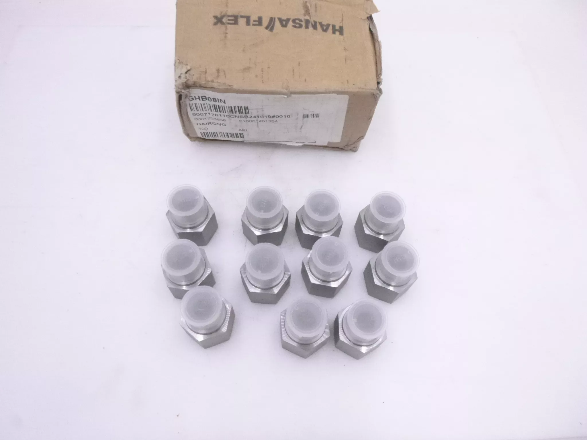 Box of 11 Hansa Flex GHB08IN Adaptor AGR 1/2″ IGN 1/2″