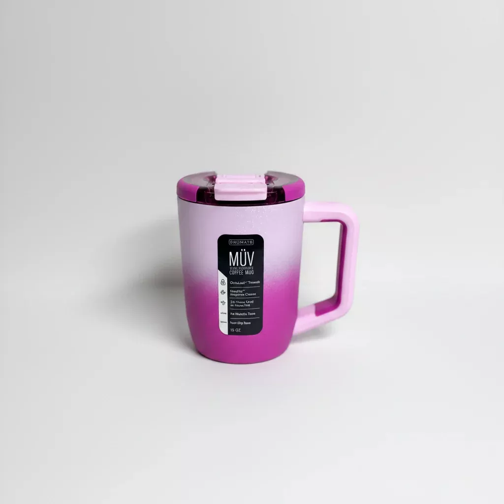 BrüMate - Müv 15 Ounce, Frosted Rose