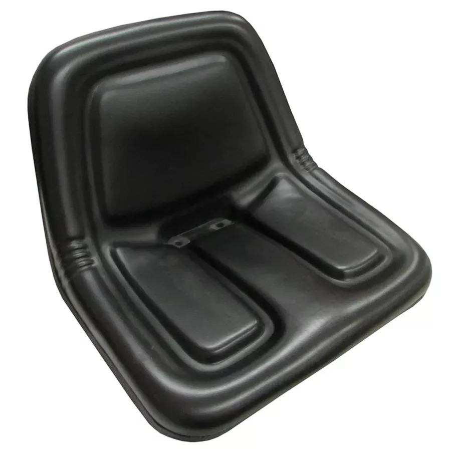 Braber Equipment Deluxe Steel Back Tractor Seat - Black