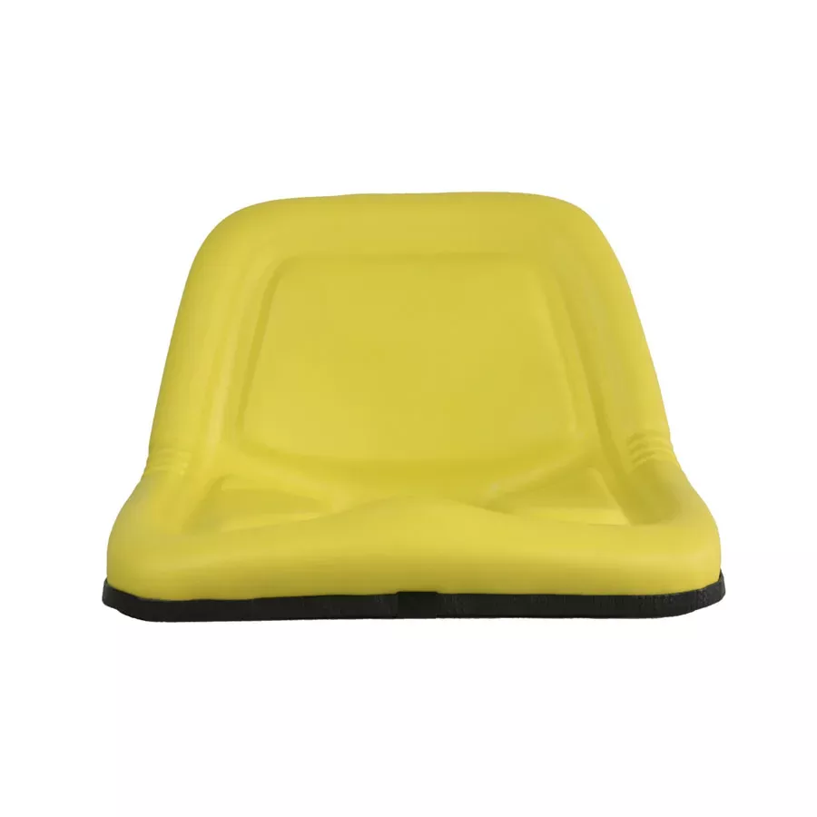 Braber Equipment Deluxe Steel Back Tractor Seat - Yellow