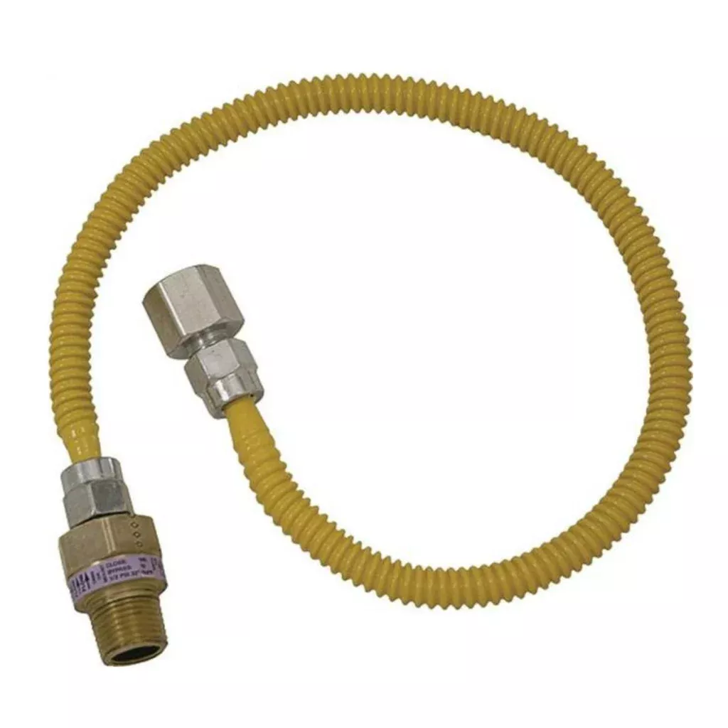 Brass Craft CSSL54-12 Pro Coated Stainless Steel Gas Connector 1/2" x 1/2" x 12"