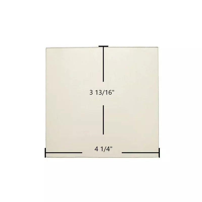 Breckwell Big E P1000PB P7000 Solstice Door Glass Replacement 4 1/4″ x 3 13/16″ High-Temperature Ceramic Glass Panel (C-D-11000)