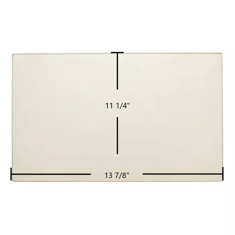 Breckwell Monticello SPG 9000 Center Door Glass Replacement 11 1/4″ x 13 7/8″ High-Temperature Ceramic Glass Panel (892163)