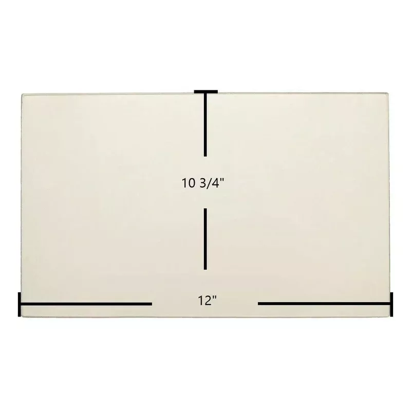 Breckwell P2700 Door Glass Replacement 12″ x 10 3/4″ High-Temperature Ceramic Glass Panel (C-D-2700A)