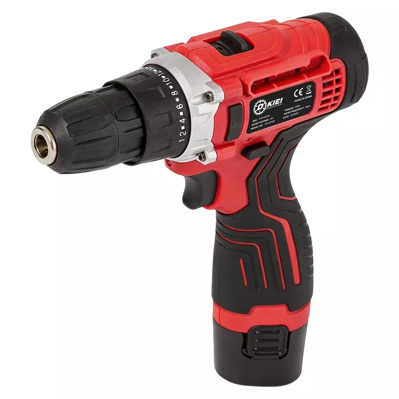 Breeins 12v Cordless Drill Tool Kit 113pcs With 2 Batteries & Accessories