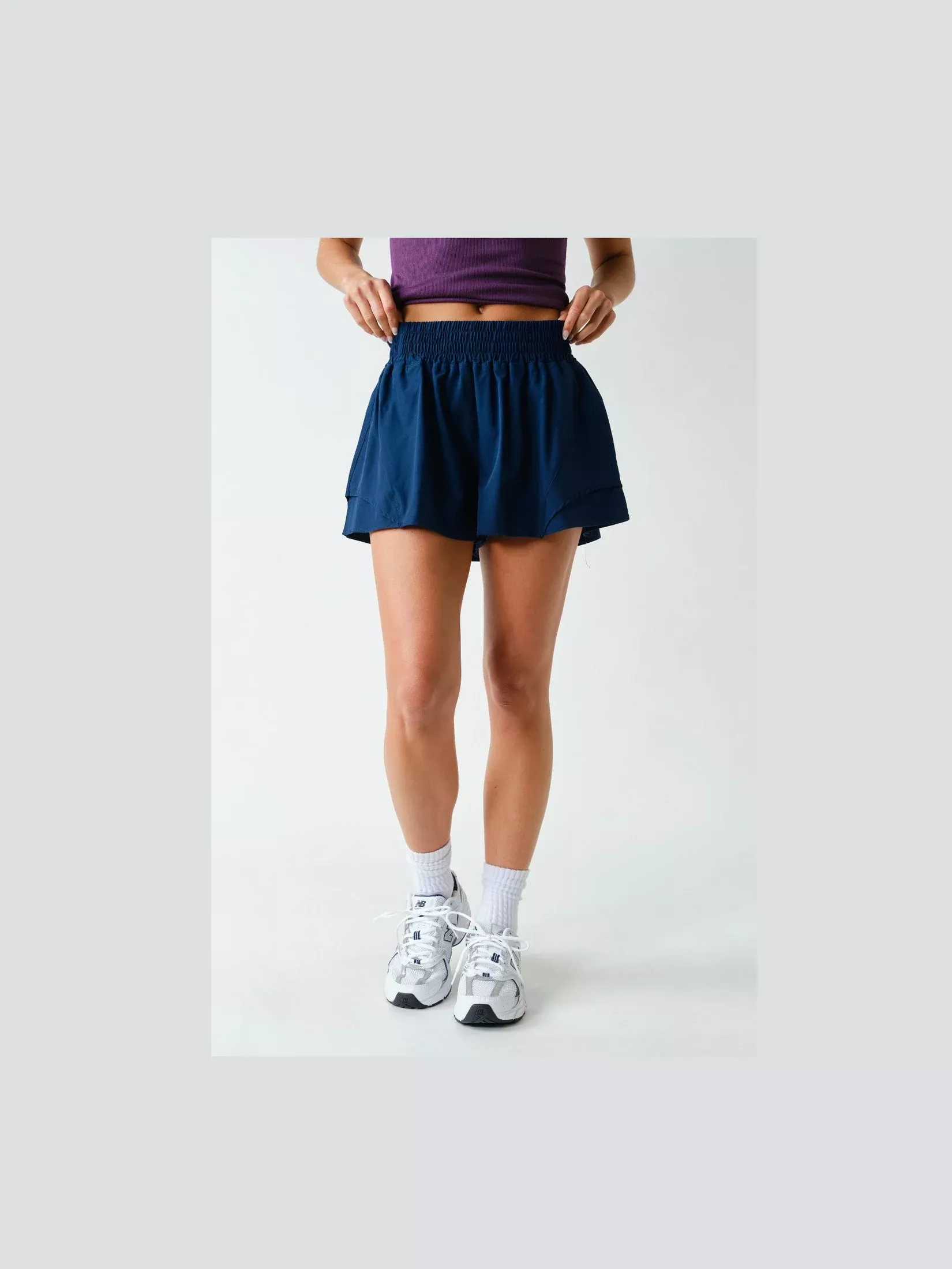 Breeze Flutter Short - Navy