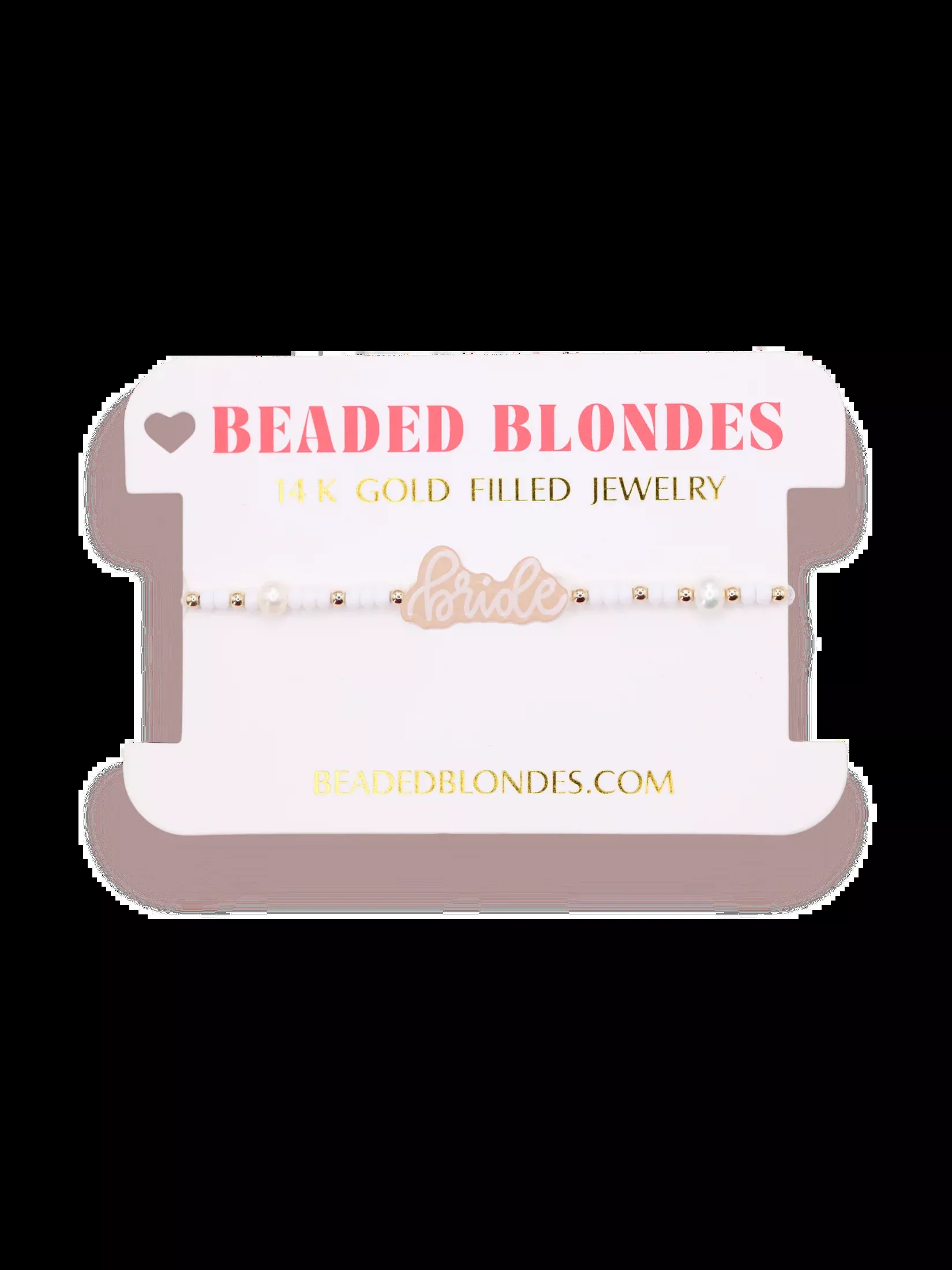 Bride Bracelet on White Pearl