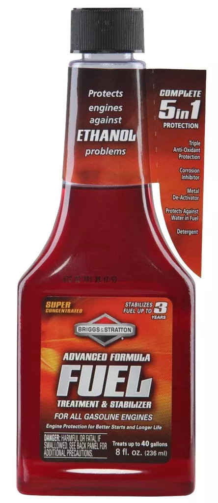 Briggs & Stratton 100118 Advanced Formula Fuel Treatment & Stabilizer, 8 Oz