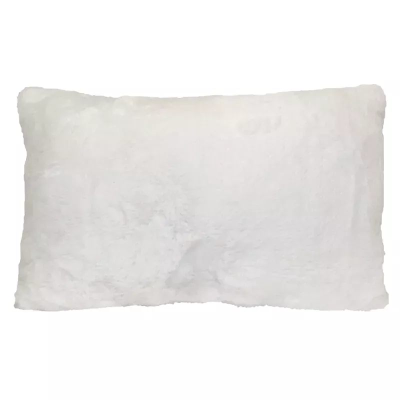 Bristol White Throw Pillow, 14x20