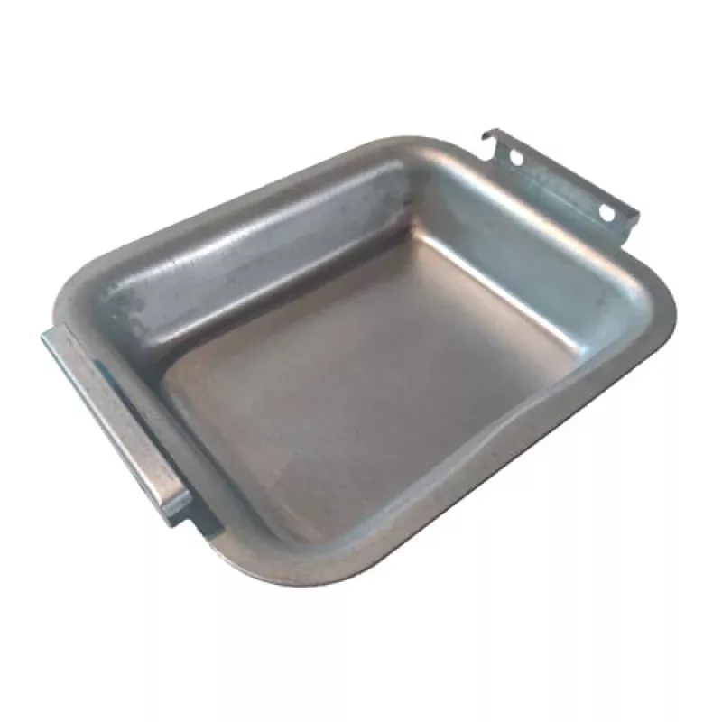 Broil King 52009-902 Replacement Grease Tray 6.5 in x 5.125 in (Silver Steel Finish)