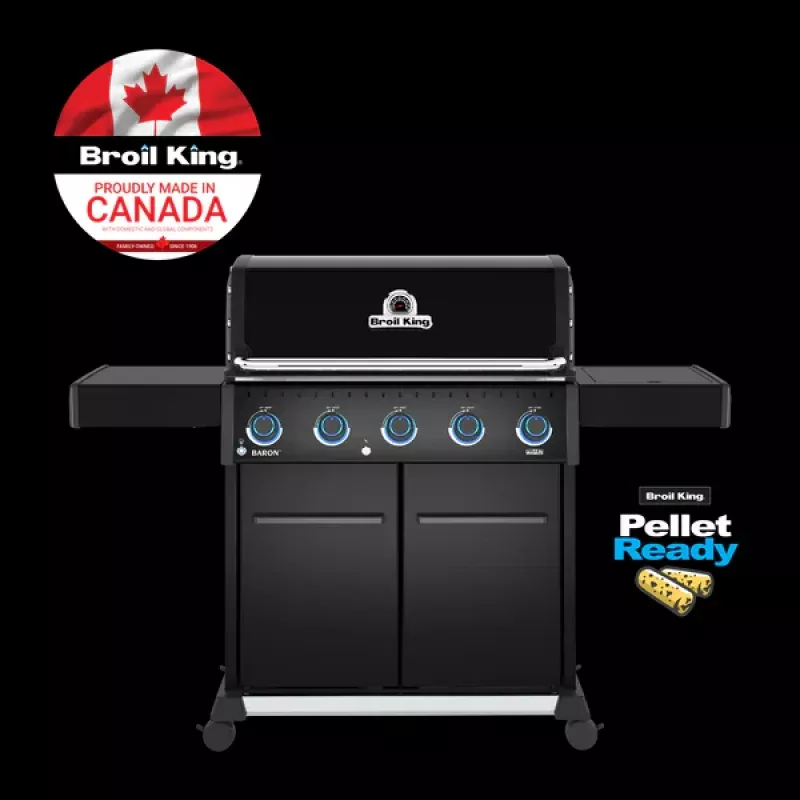 Broil King Baron 520 PRO Shadow 5-Burner Gas Grill Black