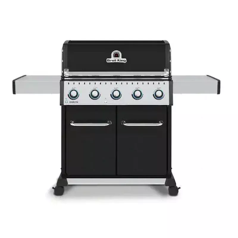 Broilking Baron 520 PRO 5 Burner Propane Gas Grill Freestanding 876214