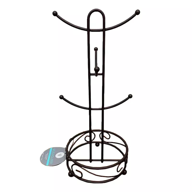 Bronze Scroll Mug Tree