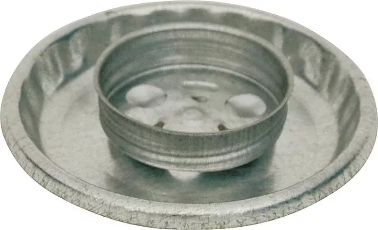 Brower 0 Galvanized Threaded Mason Jar Fount Base 1 Qt.