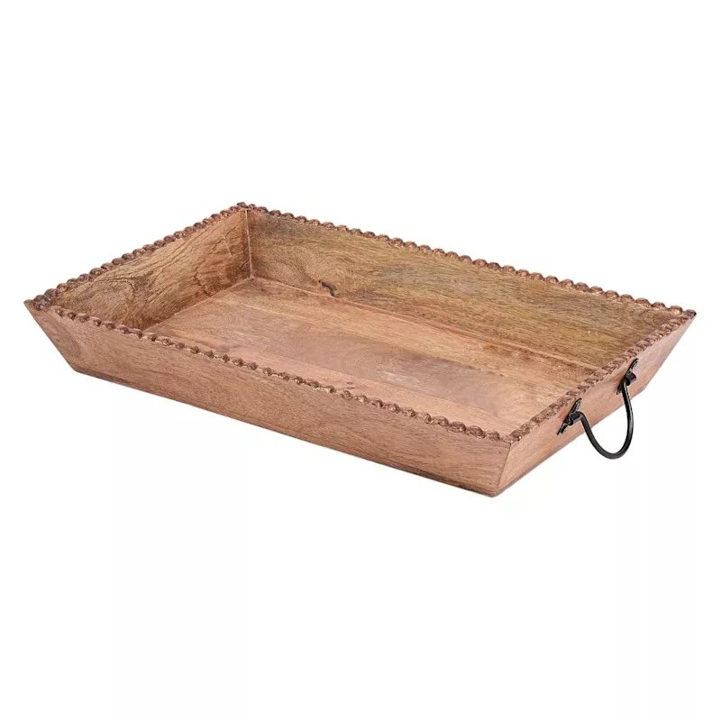 Brown Antique Medium Tray