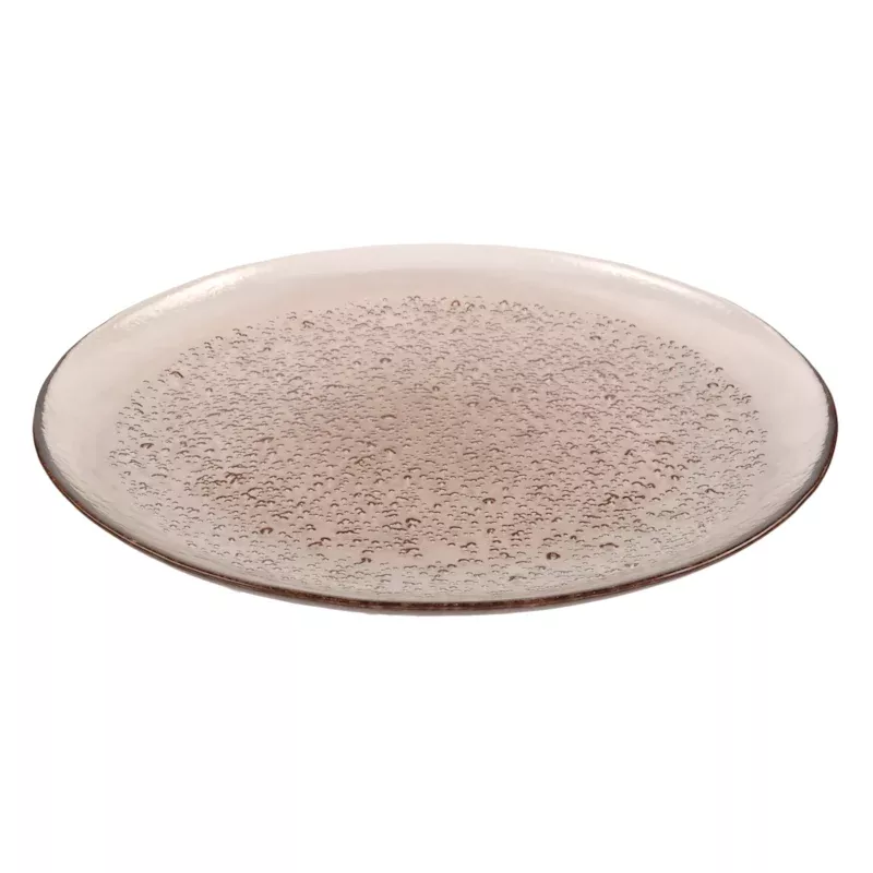 Brown Glass Dinner Plate
