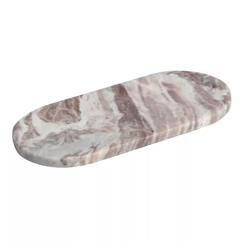 Brown Marble Trinket Tray, 12"
