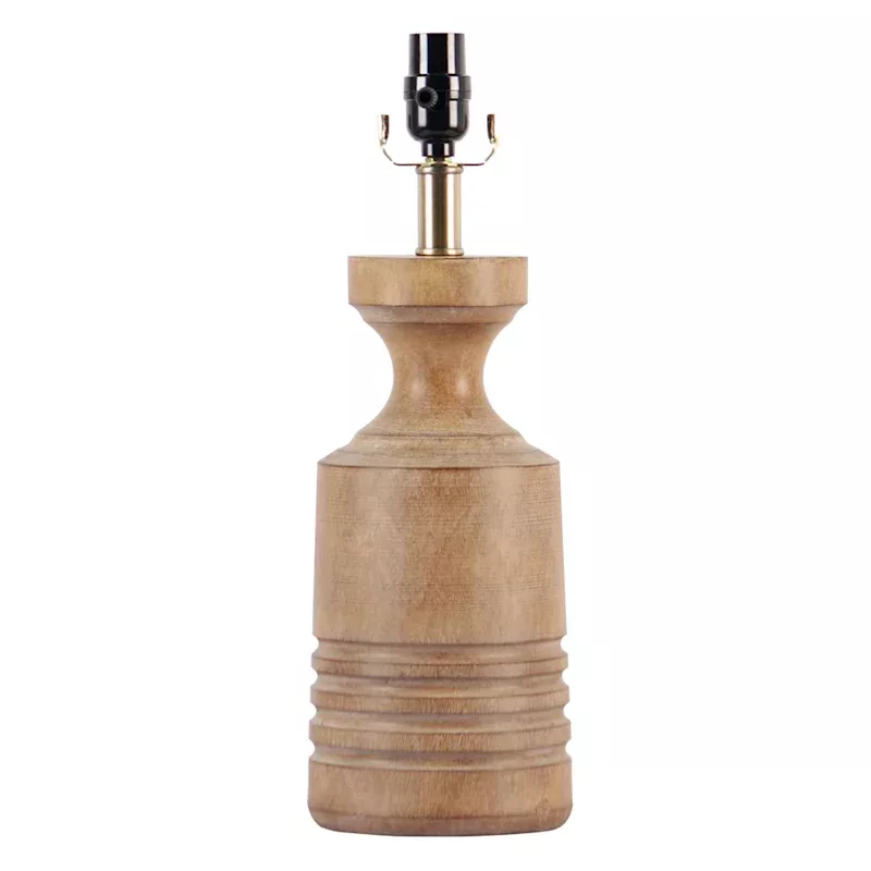 Brown Textured Table Lamp Base, 17"