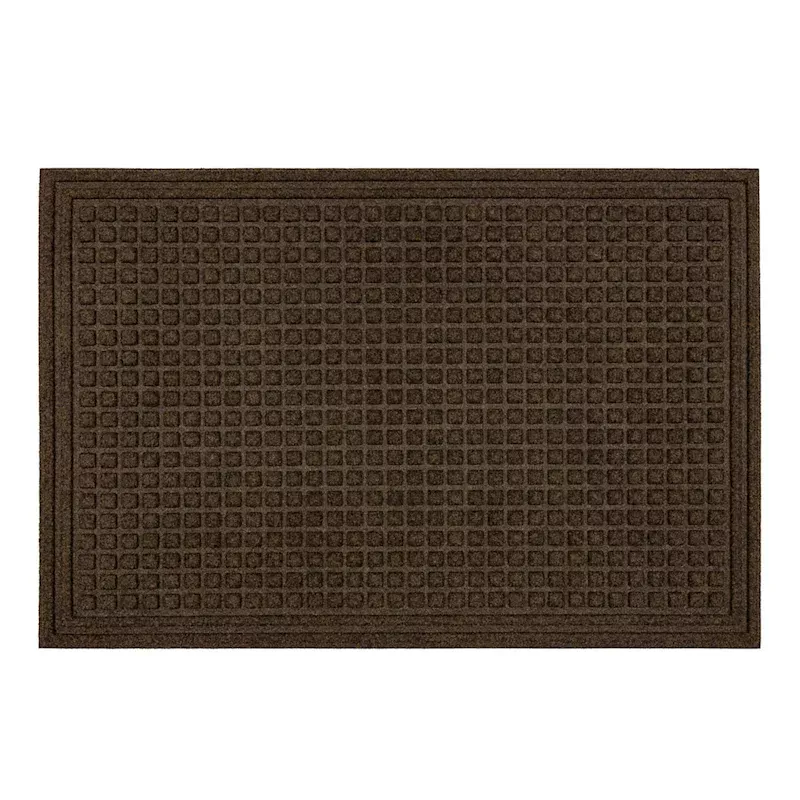 Brown Waffle Impressions Doormat, 24x36