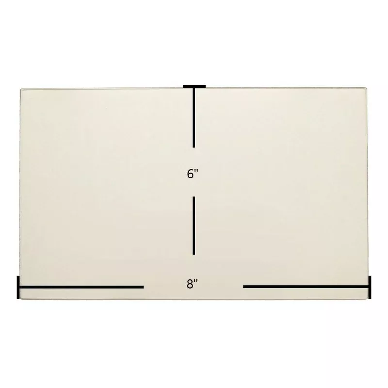 Brunco HearthGlow Rectangle Replacement Glass 8″ x 6″ (Part #1B5255-R)
