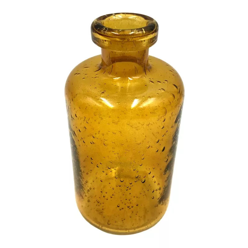 Bubble Glass Vase, 6"