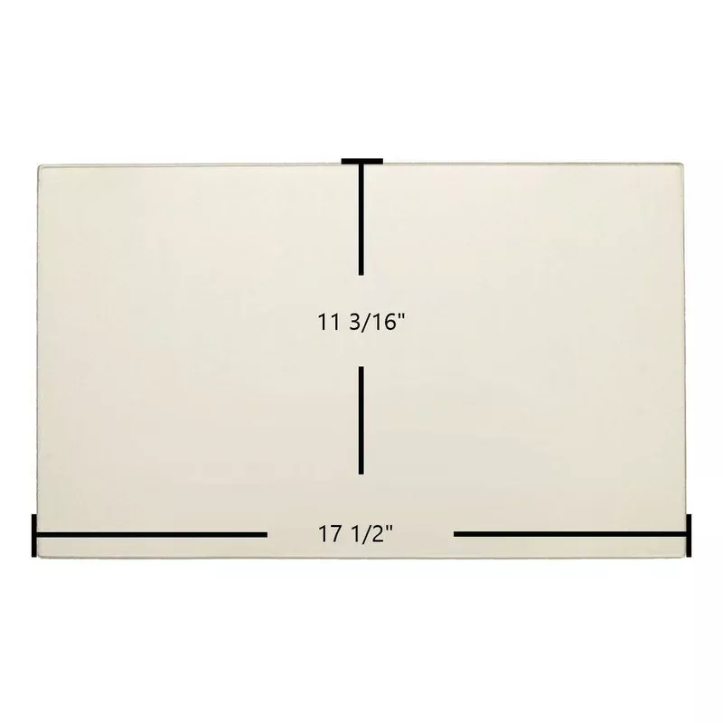 Buck Stove Carolina 1 Large Door Glass Replacement 17 1/2″ x 11 3/16″ High-Temperature Ceramic Glass Panel (PGBC377LG)