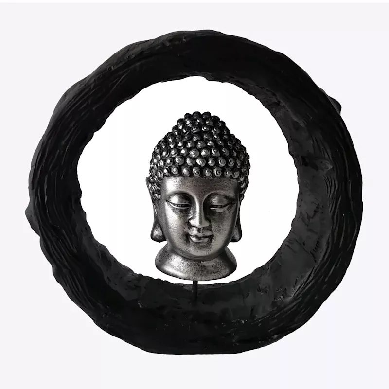 Buddha Head, 9.5"