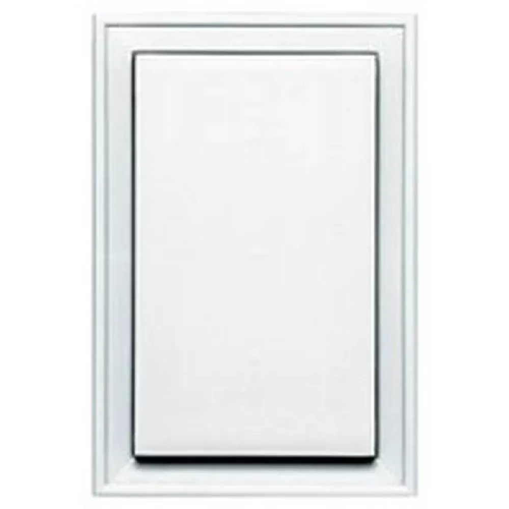 Builders Edge 130020001001 Jumbo Mounting Block, White