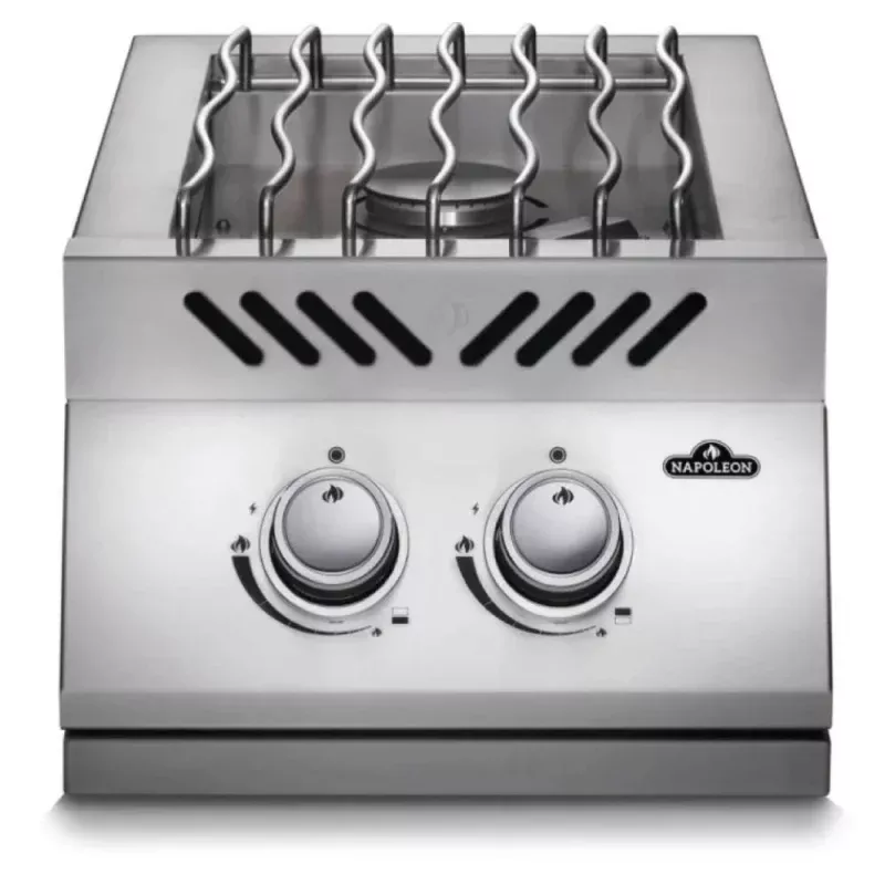 Built-in 500 Series Inline Dual Range Top Burner, Stainless Steel