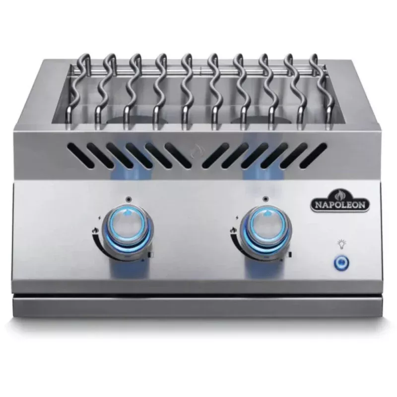Built-In 700 Series 18 Dual Range Top Burner Natural Gas, Stainless Steel
